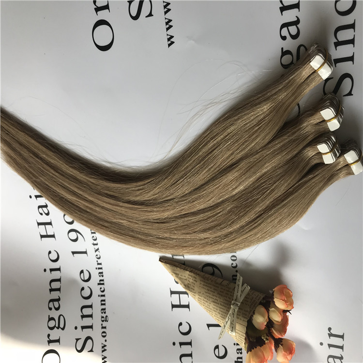 customized 18# mini virgin  human tape in hair extension in china A13